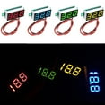 thumbnail image 3 of Nuboxa Voltage Display Meter 3Digital Mini Voltmeter Wires LED 030V Panel Tester, 3 of 9