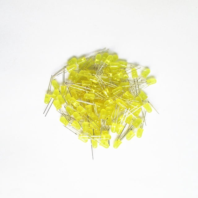 200 Piezas 5 Mm Verde Rojo Amarillo LED brilnte Lámpara de Luz Electrónica Diodos Emisores Macarena Diodo LED