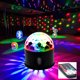 thumbnail image 4 of Luz de bola de discoteca, luces estroboscópicas de DJ portátiles con Bluetooth con Control remoto, luces de fiesta activadas por sonido para fiestas de baile, habitación de cumpleaños, 4 of 5