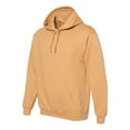 thumbnail image 2 of Gildan Mens Heavy Blend Hooded Sweatshirt, XL, Old Gold, 2 of 5