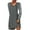 Gray, variant on GigrtiJin Fall Long Sleeves Dresses for Womens Casual V Neck Mesh Dresses Fashion Loose Comfy Dress