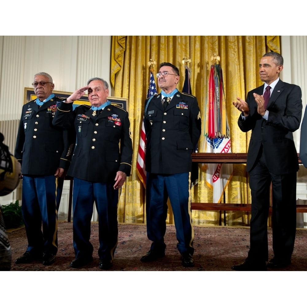 Medal Of Honor Ceremony Honorees Sgt. Melvin Morris History (36 x 24)