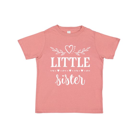 Inktastic Little Sister Girls Toddler T-Shirt