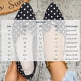 thumbnail image 3 of Miluxas Women’s Polka Dot Pointed Toe Flat Shoes, V-Cut Slip On Ballet Flats, Soft Lightweight Casual Walking Loafers Black 7.5(40), 3 of 9