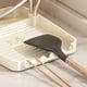 thumbnail image 5 of Estante para encimera de cocina | Soporte para tapas de ollas y organizador de tablas de cortar con bandeja de drenaje | Plástico gris beige | 1 pieza, 5 of 6