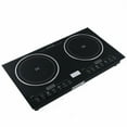 thumbnail image 5 of Miumaeov Double Induction Cooktop Cooker Electric Portable Countertop Burner Digital Hot Plate Cooktop with 8 Gear Firepower 110V 1200W Induction Cooker+1400W Ceramic Cooker, 5 of 12