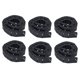 thumbnail image 1 of 6 Piezas 18mm x 37mm Negro Flexible Cadena de Arrastre de Cable Semicerrada 1M 39.4 Pulgada, 1 of 8