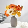 thumbnail image 4 of Fall Harvest Pumpkin Bouquet Centerpiece - Thanksgiving Table Decor Artificial Flower Arrangement Autumn Home Decor Holiday Gift(B), 4 of 6