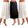 thumbnail image 1 of Jupon en Dentelle pour Femmes Jupon sous Robe Longue Jupe de Sécurité Oversize TTG Noir, 1 of 5