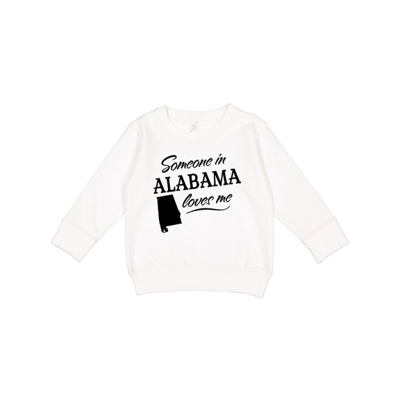 Inktastic Someone in Alabama Loves Me Toddler Sweatshirt