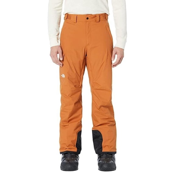 The North Face Freedom Pants Men's 2XL Leather Brown Insulated Waterproof JDM223 (2XL,Orange)