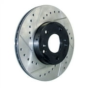CENTRIC PARTS - SLOTTED-DRILLED Fits select: 2010-2013 MAZDA 3, 2008-2009 MAZDA 3 I