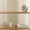 White, variant on Modern Wall Mounted Floating Shelf – White Wire Metal & Wood Wall Storage Organizer for Home Office, Small