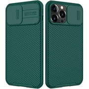 imluckies Compatible with 6.7" iPhone 13 Pro Max Case with Slide Camera Cover, [Back Hard PC & Soft Bumper], Slim