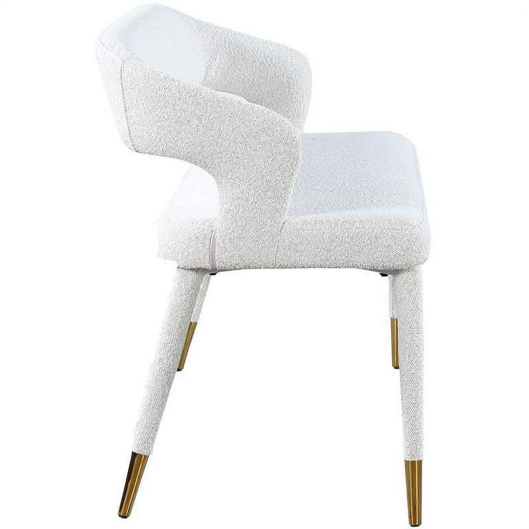 Meridian Furniture Destiny Boucle Fabric Bench Meridian Furniture Destiny Boucle Fabric Bench
