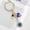 Love, variant on 1pc Hamsa Hand & Evil Eye Charm Keychain - Turkish Hamsa Hand Design with Blue Gemstone Accents, Durable Zinc Alloy Keyring for Women & Men, Fashion Accessory for Handbags, Keys, Bags, Keychain Charm