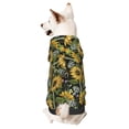 thumbnail image 1 of Fotbe Sunflowers Sudadera con Estampado para Perros Pequeños – Suéter con Capucha para Mascotas, Tela Suave de Forro Polar con Bolsillo-X-Small, 1 of 7