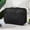 Black, variant on Tough & Spacious Square Insulated Lunch Box for Adults, Portable Handheld Meal Tote, Heavy Duty Work Lunch Bag，Black