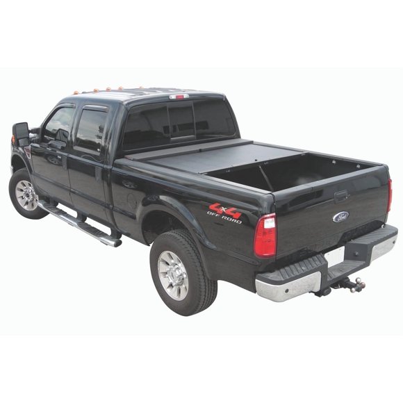 Roll-N-Lock Tonneau Cover LG109M M-Series; Manual Retractable; Lockable; Black; Vinyl