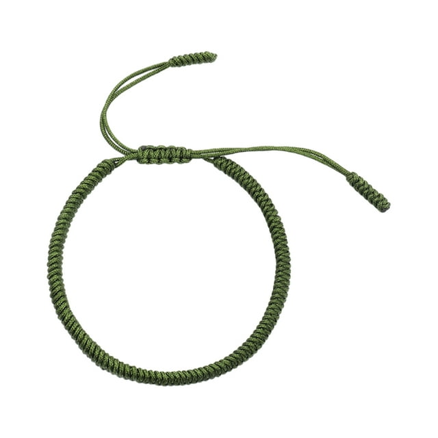 kurtrusly Tissu Réglable Chanceux Rouge Corde Bracelet Bonne Fortune Partout Aller Couleur Disponible Large Application 2057 1Set