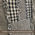 thumbnail image 4 of JCS Primitive Black 3 Plaid Homespun Cotton Fabric Sold by the Yard, 4 of 7