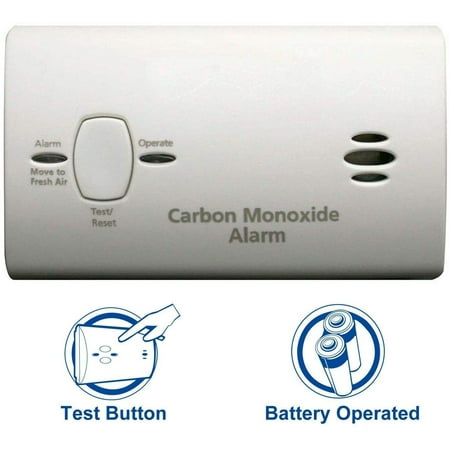 Kidde 9CO5 Battery Operated Carbon Monoxide Alarm Contractor's Pack, 6pc