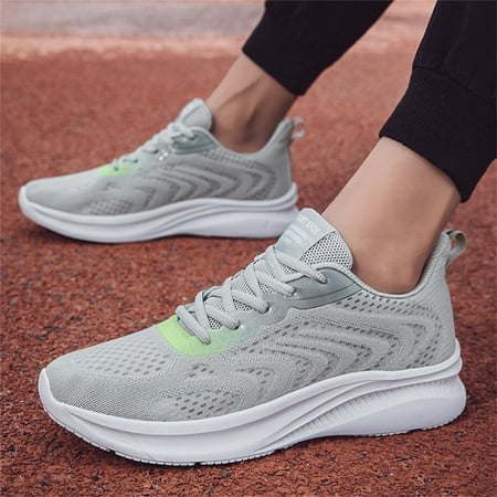 

NECHOLOGY Sketches Men s Sneakers Mens Couple Shoes Lace Up Casual Shoes Lace Up Slip on Sneakers for Men Size 12 Grey 11