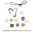thumbnail image 3 of Colección de 10 piezas de piedras, grandes regalos, piedras de chakra caídas para meditación y yoga, 3 of 7