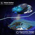 thumbnail image 7 of BCOOSS Wireless Gaming Mouse with Buttons on the Side Rechargeable Computer Mice with Light, 7 of 7