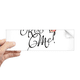 thumbnail image 1 of Un beso corazón cita handwrite Rectángulo Parachoques Pegatina Cuaderno Ventana Calcomanía, 1 of 1