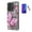 Pink, variant on Phone Case for Motorola moto g (2025), Butterfly Design Transparent Shock-Resistant Hybrid Case Cover Tempered Glass (Purple)