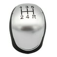 thumbnail image 1 of Pour Ford Levier de Vitesses à Bouton Levier Manuel Noir Blanc Design en Cuir ABS, 1 of 5