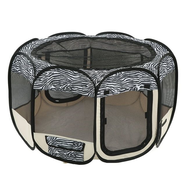 Dog Playpen,Pet Playpen Foldable Oxford Portable Small Animal Playpen Foldable Exercise Kennel Tent Optimal Efficiency