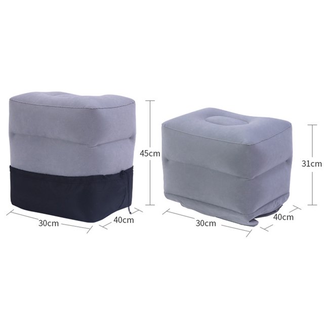 Inflatable Foot Rest Pillow Travel Foot Rest Kids Travel Pillow For Car