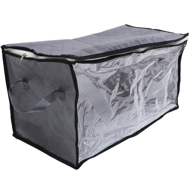 FOMIYES Bolsa Organizadora Plegable Para Ropa Y Con Ventana Transparente Y Asas Resistentes