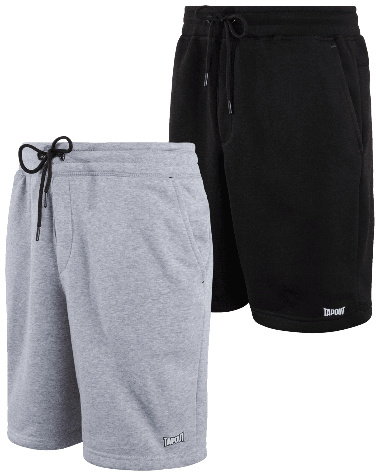 TAPOUT Men's Athletic Shorts - 2 Pack Active Performance Fleece Gym ...