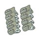 thumbnail image 4 of Juego de 9 fundas para hierros de golf, funda protectora de neopreno para palos de golf. Gris, 4 of 9