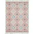 thumbnail image 1 of Unique Loom Mesa Geometric Natural Fiber Rug 9' x 12' Rectangle Pink/Ivory, 1 of 2