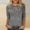 #0207-Black, variant on Fashion Printed Crewneck Tops for Women, Casual Dolman Sleeve Blouses with Breezy 3/4 Length Design, Lightweight Versatile Tees, Everyday Summer Shirts Gift