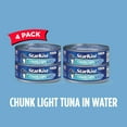 thumbnail image 3 of StarKist Chunk Light Tuna in Water, 5 oz (4 Pack) Canned Tuna Fish, Wild Caught, Gluten Free, Ready to Eat, Perfect for Salads, Keto Meals and Snacks, with 20g Protein & 90 Calories Per Serving, 3 of 4