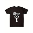 thumbnail image 2 of Camiseta con estampado frontal de pareja SoulMate, camiseta gráfica, camiseta informal de verano, ropa de calle para hombres y mujeres. Camiseta de una sola pieza para adultos, hombres, mujeres, adole, 2 of 6