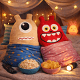 thumbnail image 2 of Peluche mostruo rojo gran sonrisa, 2 of 3