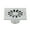 Chrome, variant on Kingston Brass BSF4161C Watercourse Sunburst 4" Square Grid Shower Drain, Polished Chrome