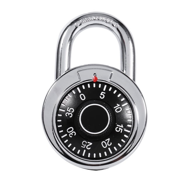 DEWIN Cadenas Extérieur, Cadenas Rotatif à Combinaison de Chiffres Cadenas à Cadran Rond Sûr Sécurité pour Valise