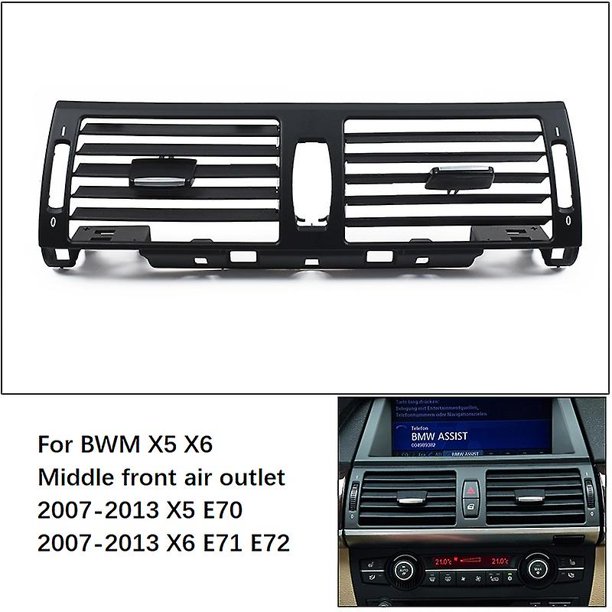 Ruili143 Front Rear Ac Conditioner Fresh Air Vent Outlet Cover Panel Replacement For Bmw X5 X6 E70 E71 E72 2007-2013 64229220101