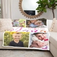 thumbnail image 4 of Personalised Gifts for Women and Men, Personalised for Adults, , Custom Blanket with Photos, for Birthday, Christmas, 4 of 6