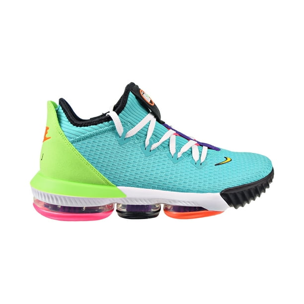 Nike Lebron XVI Low Men's Shoes Hyper Jade/Total Orange ci2668-301 