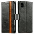 thumbnail image 3 of Case for iPhone X/XS Cover Leather Wallet Folio Case Book Design Flip Magnetic Closure - Black, 3 of 5