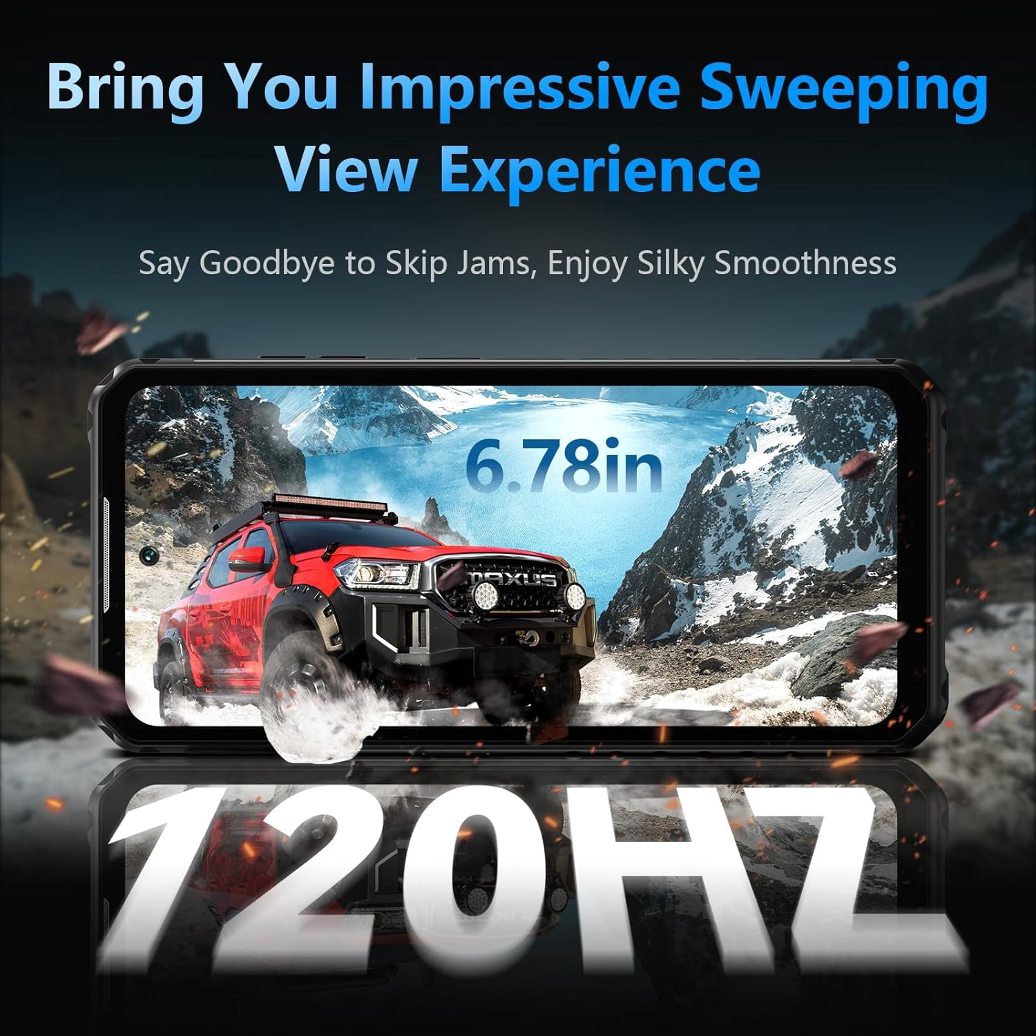 IIIF150 B2 PRO (2024) Rugged Smartphone Android 13, 24GB(12 12) 256GB(TF 1TB) Mobile Phones, 100MP 24MP Night Version, 6.78''FHD Waterproof Phone, 10000mAh Battery