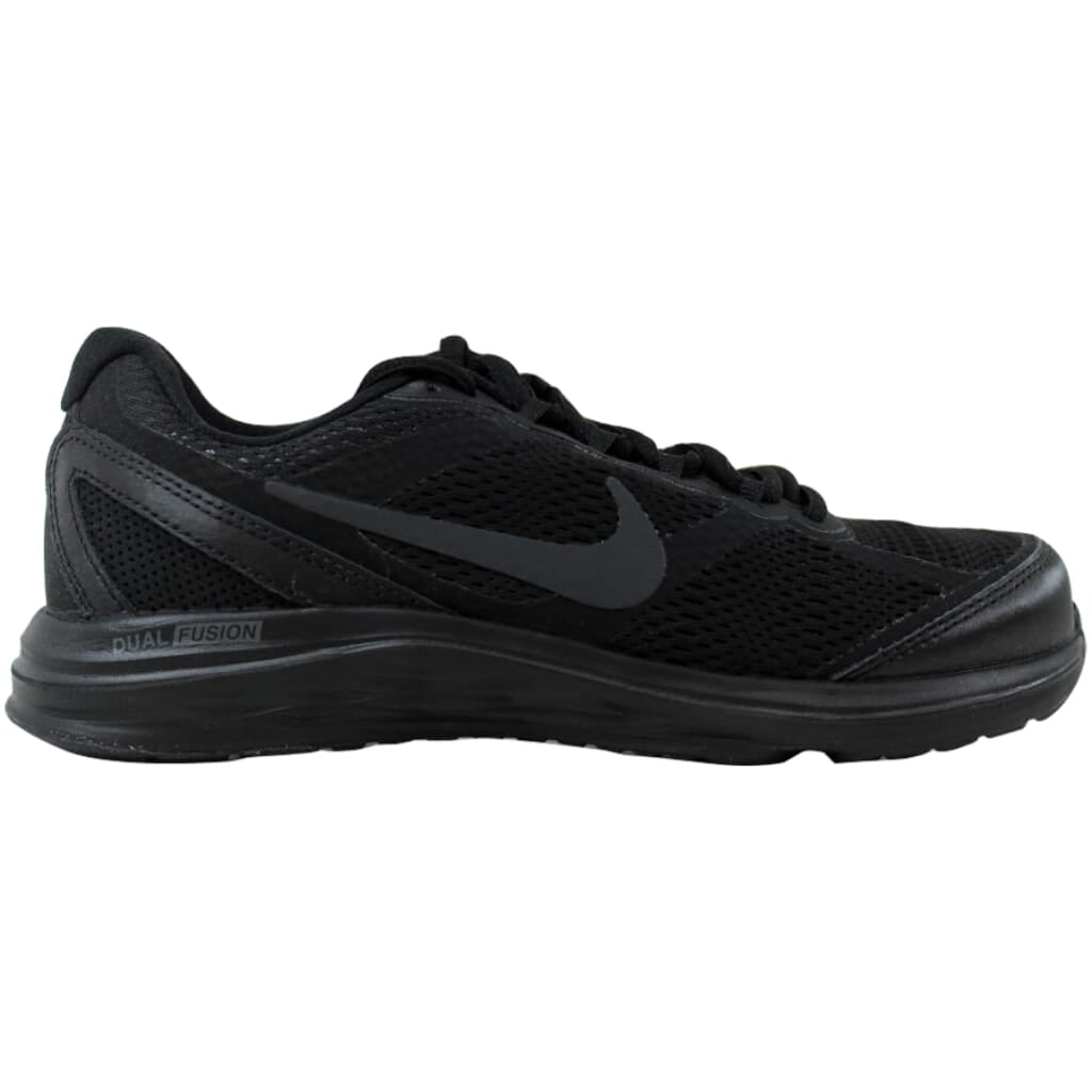 Nike Dual Fusion Run 3 Black Black Anthracite 653594 020 Women s Size 6 Walmart